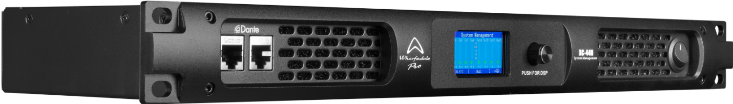 Wharfedale Pro XC44N Digital System Controller with 4-in/4-out DSP, Dante Support