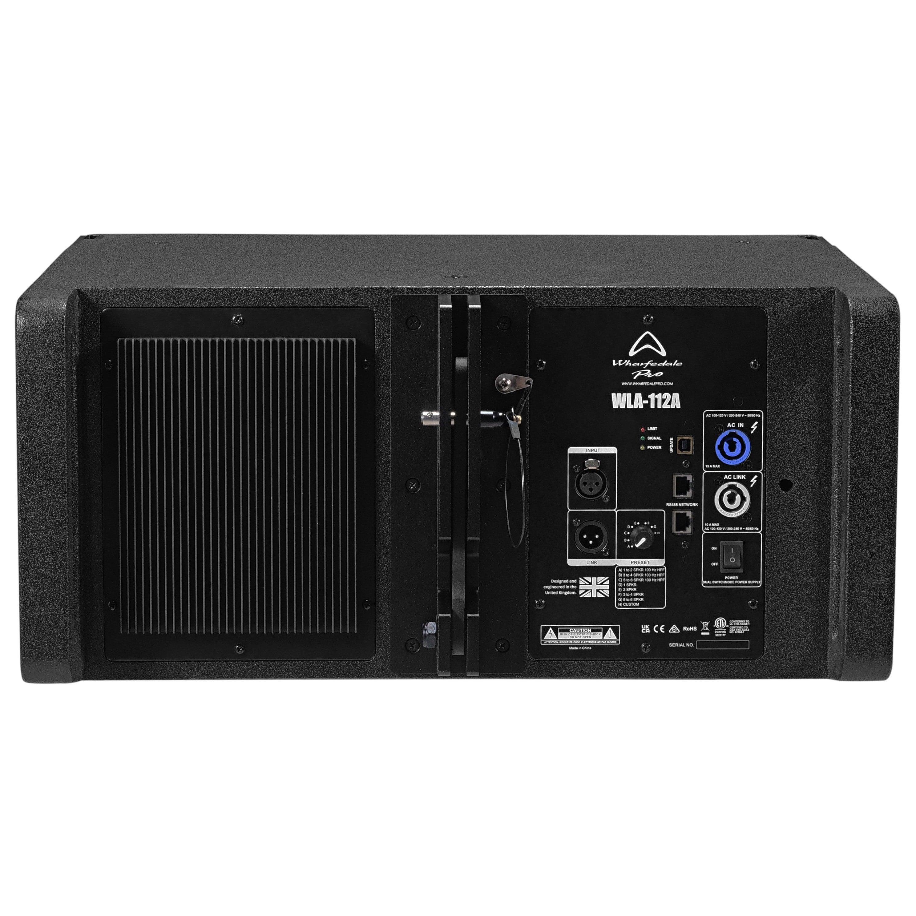 Wharfedale Pro WLA112A Line Array Speaker Active Hybrid Curvature 1x12" 680W Continuous - MusicMajlis
