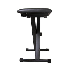 Adjustable Height X-style Keyboard Bench, Black - MusicMajlis