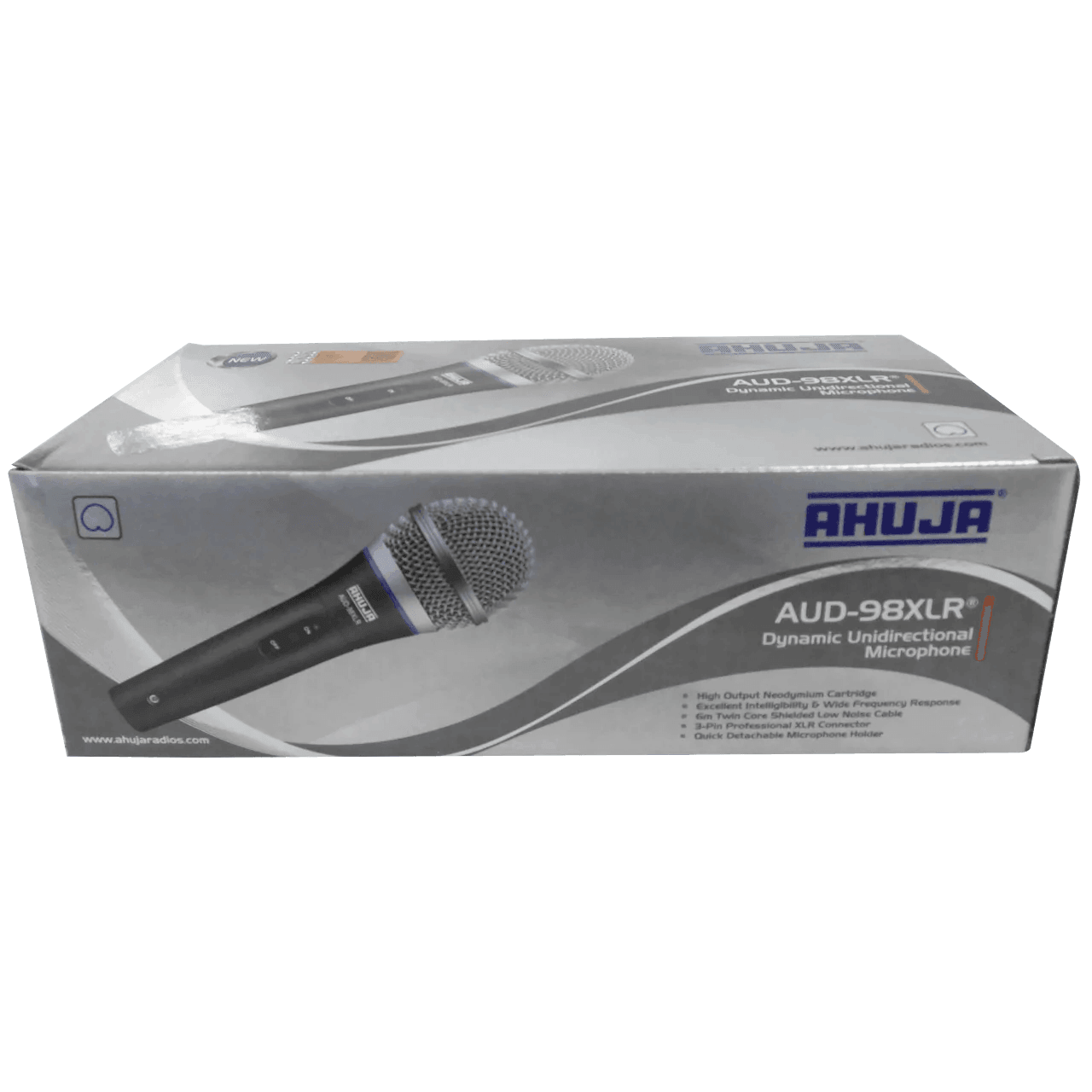 Ahuja AUD98XLR Dynamic Microphone - MusicMajlis