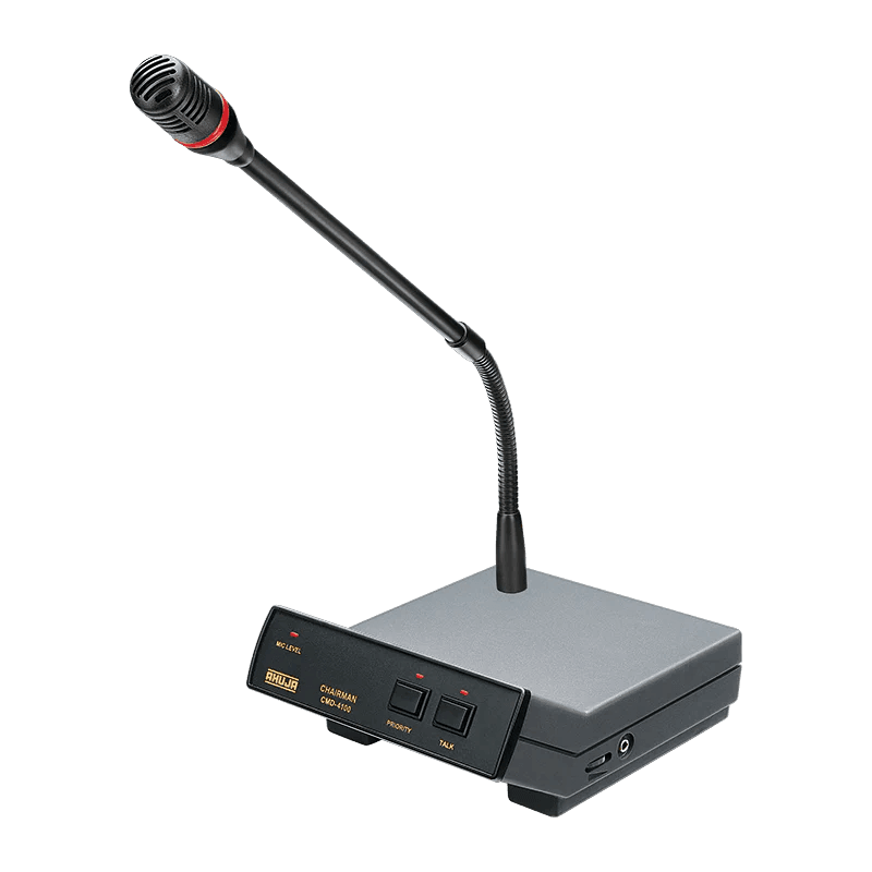 Ahuja CMC4100 Conference System Chairman Microphone for CMA4400 - MusicMajlis