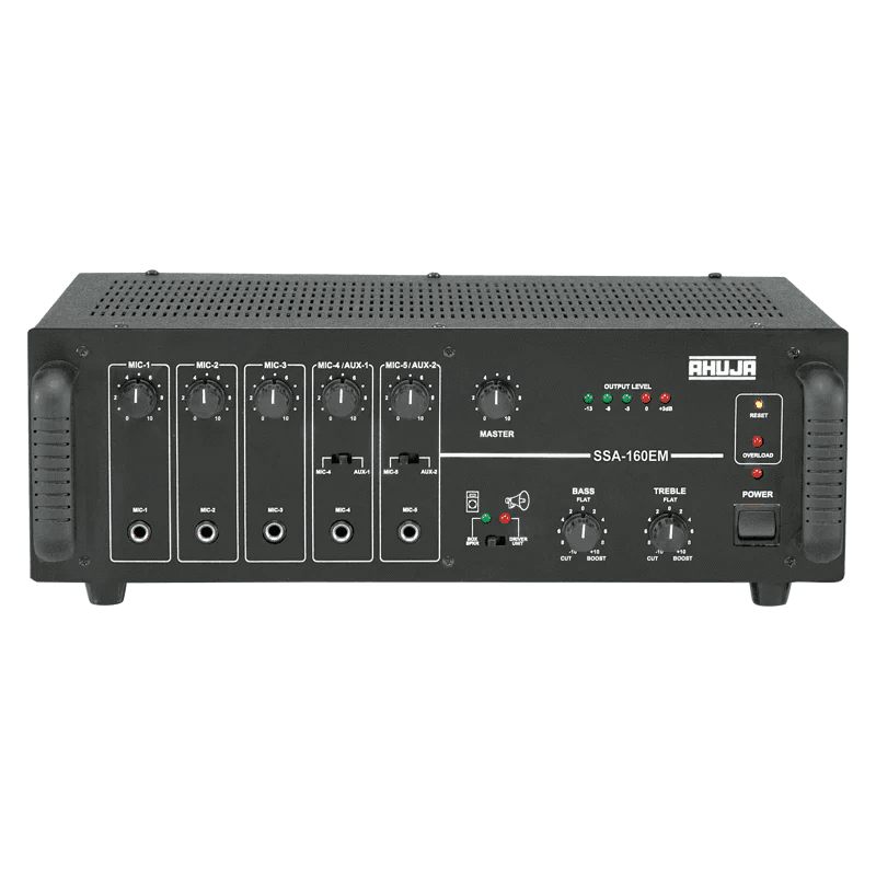 Ahuja SSA160EM Medium Wattage PA Mixer Amplifier - MusicMajlis