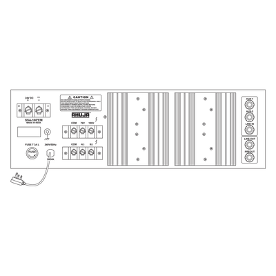 Ahuja SSA160EM Medium Wattage PA Mixer Amplifier - MusicMajlis