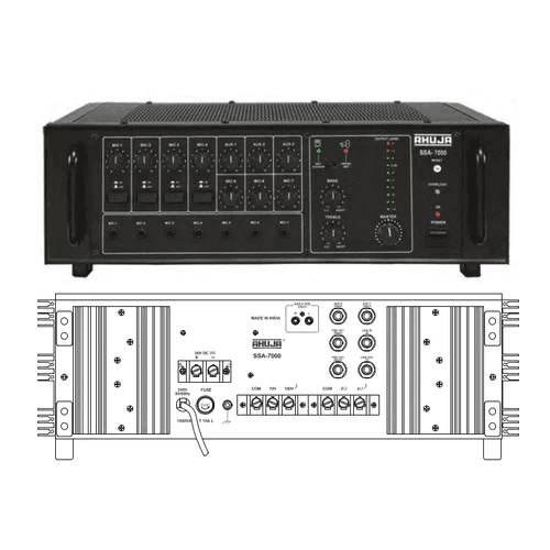 Ahuja SSA7000 PA Mixer Amplifier - MusicMajlis