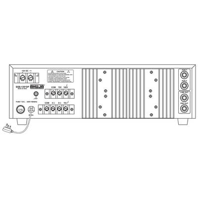 Ahuja SSB-120 PA Mixer Amplifier - MusicMajlis