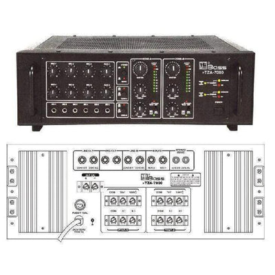 Ahuja TZA7000 Two Zone PA Mixer Amplifier - MusicMajlis