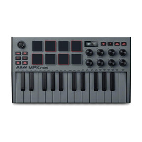 Akai Professional MPK Mini 25-Key MIDI/USB Controller, Special Edition Grey - MusicMajlis