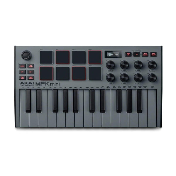 Akai Professional MPK Mini 25-Key MIDI/USB Controller, Special Edition Grey - MusicMajlis