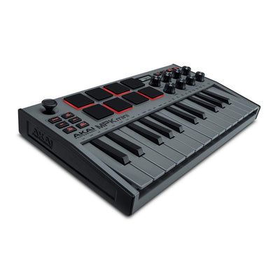 Akai Professional MPK Mini 25-Key MIDI/USB Controller, Special Edition Grey - MusicMajlis