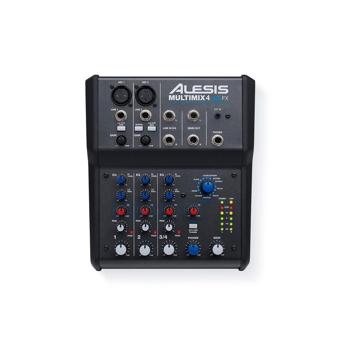 Alesis 4 Channel Analog Mixer and Recording Interface - MusicMajlis