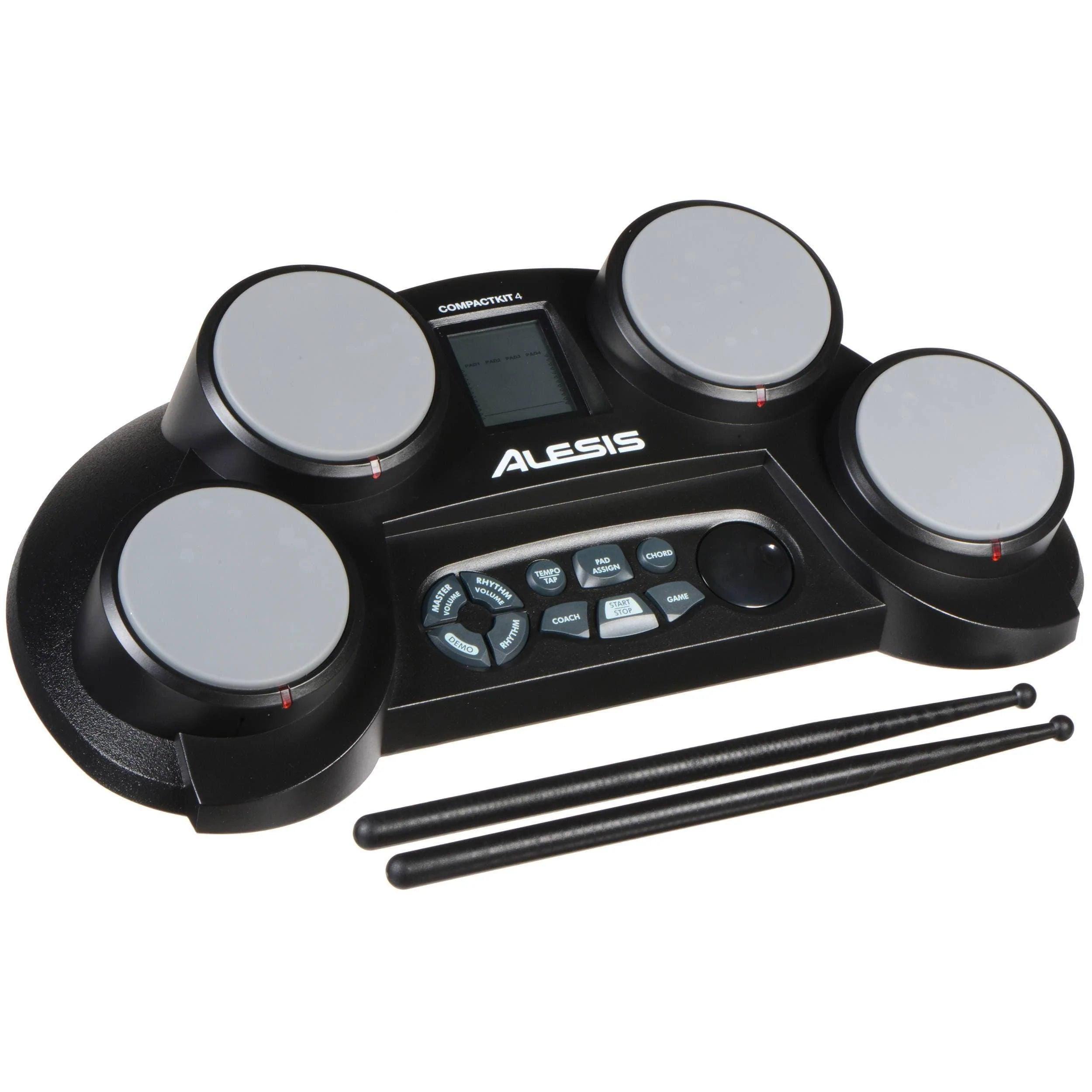 Alesis COMPACTKIT 4 4-Pad Portable Tabletop Drum Kit - MusicMajlis