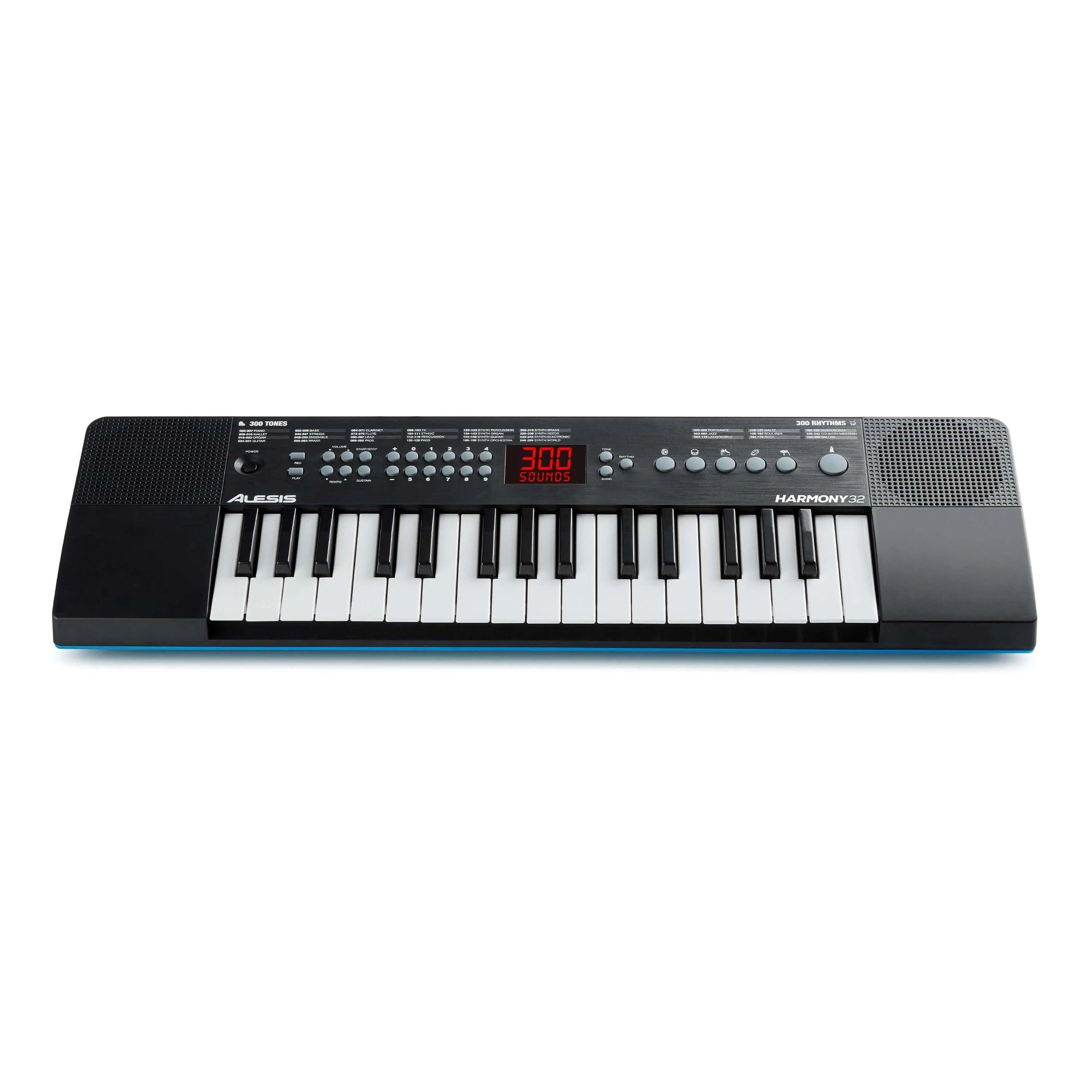 Alesis Harmony 32 Keys Electronic Portable Keyboard - Black - MusicMajlis