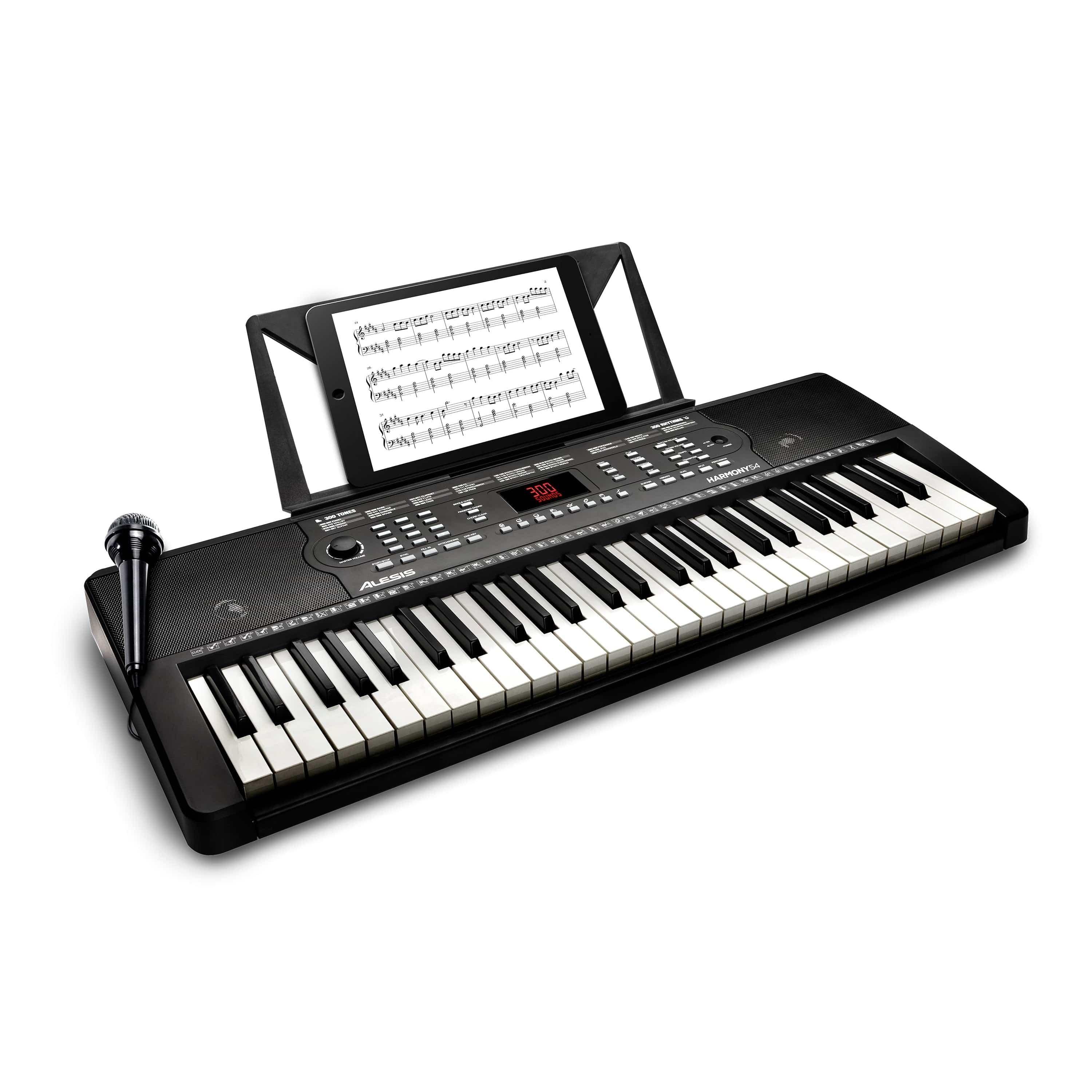 Alesis Harmony 54 - 54-Key Portable Keyboard with Built-In Speakers - MusicMajlis