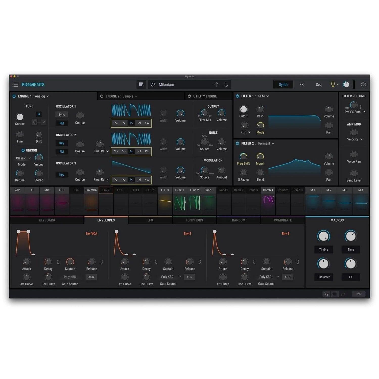 Buy Arturia Pigments 3 - Polychrome Software Synthesizer in UAE at