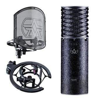 Aston Microphones Spirit Large-Diaphragm Microphone Bundle - Black - MusicMajlis