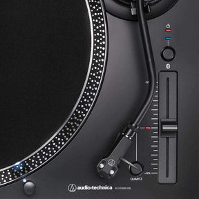 Audio-Technica AT-LP120XBT-USB Wireless Direct Drive Turntable with Bluetooth and USB - Black - MusicMajlis