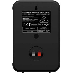 Behringer 1C-BK Black 2-Way Monitor Speakers - MusicMajlis
