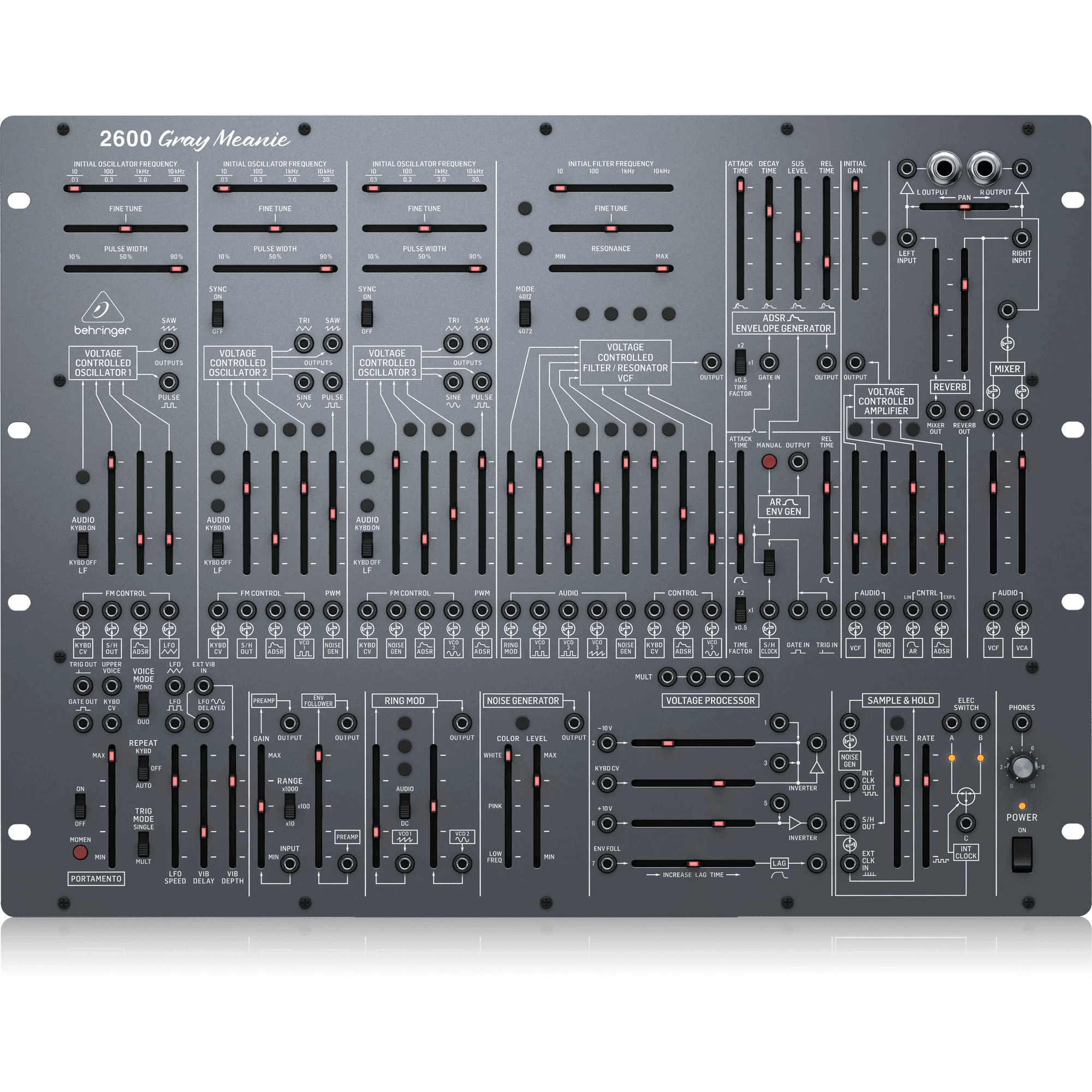 Behringer 2600GRAYMEANIE Limited-Edition Analog Semi-modular Synthesizer - MusicMajlis