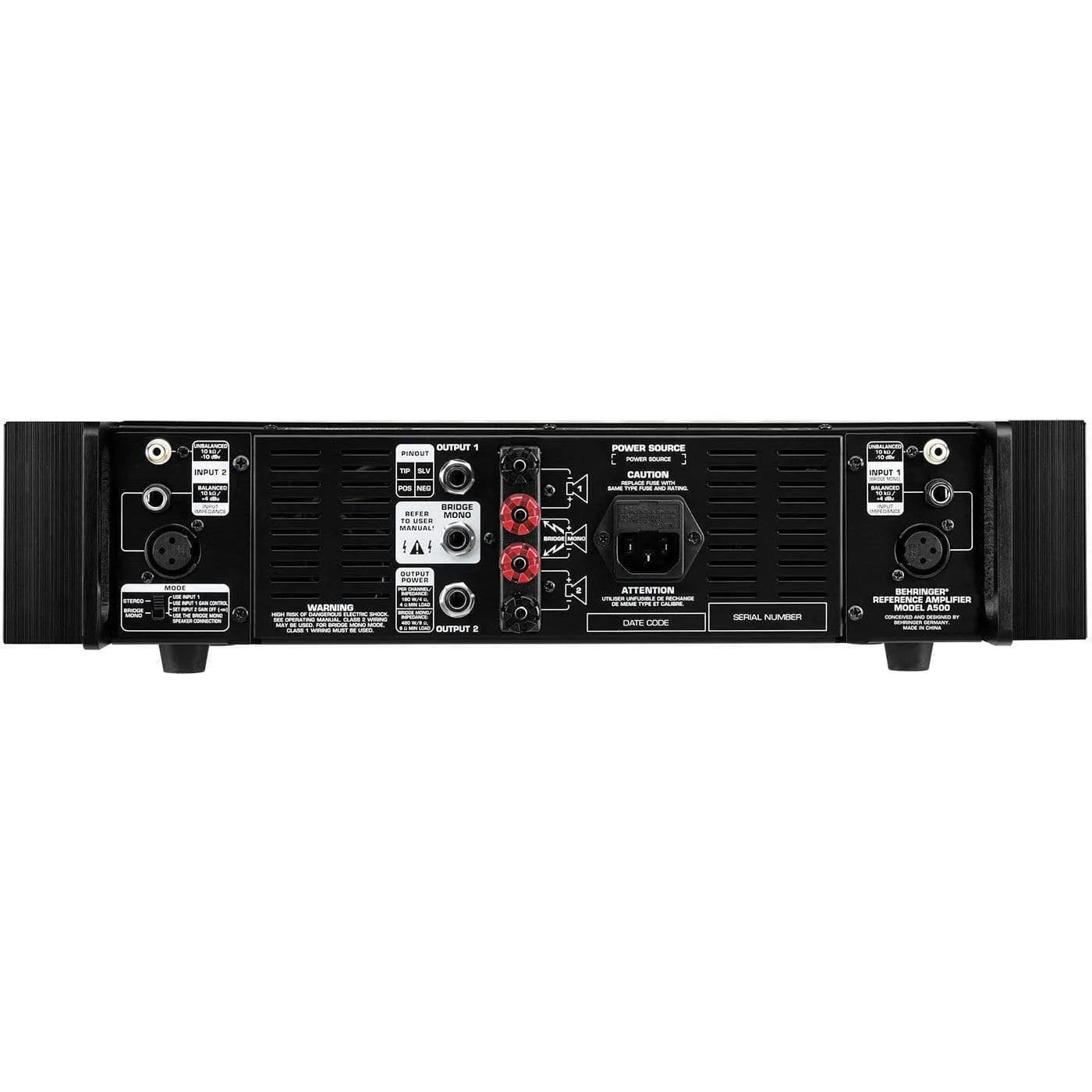 Behringer A500 Power Amplifier - MusicMajlis
