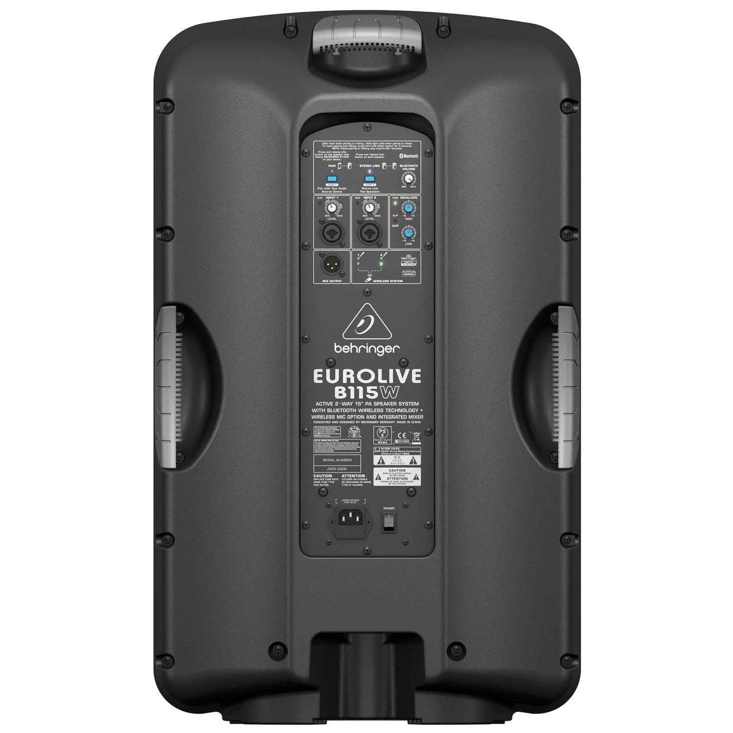 Behringer B115W Bluetooth Powered Speakers - MusicMajlis