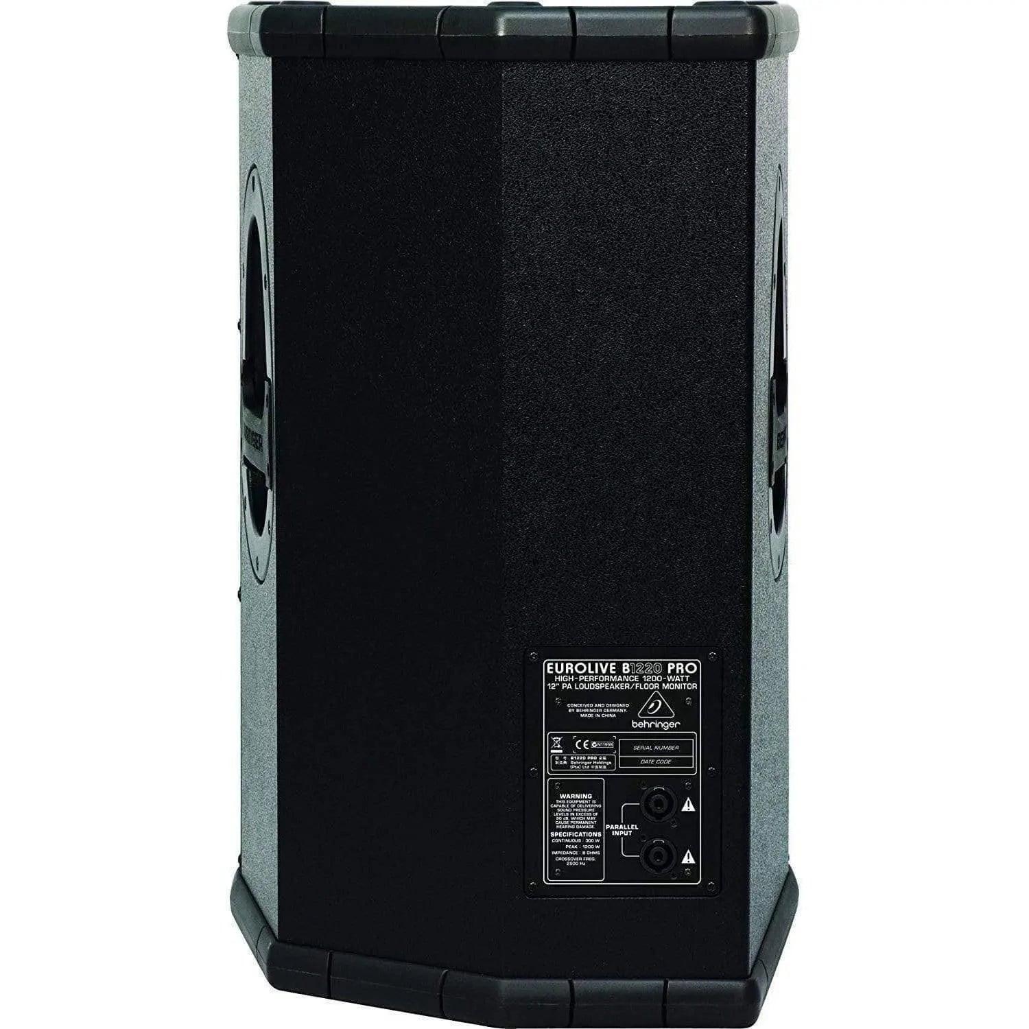 Behringer B1220PRO Professional 1,200-Watt 12" PA Loudspeaker System - MusicMajlis