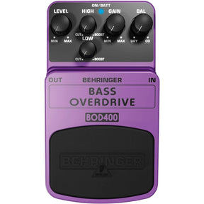 Behringer Bass Overdrive BOD400 Bass Effects Pedal - MusicMajlis