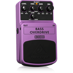 Behringer Bass Overdrive BOD400 Bass Effects Pedal - MusicMajlis