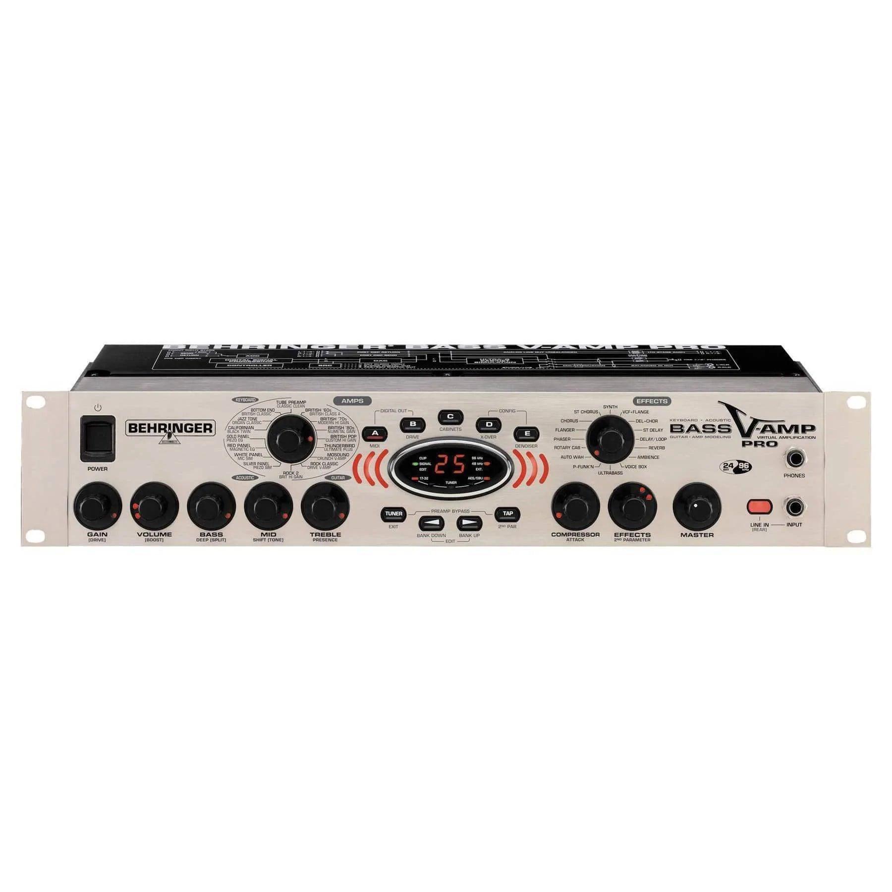 Behringer Bass V-amp Pro LX1B Effect Processor - MusicMajlis