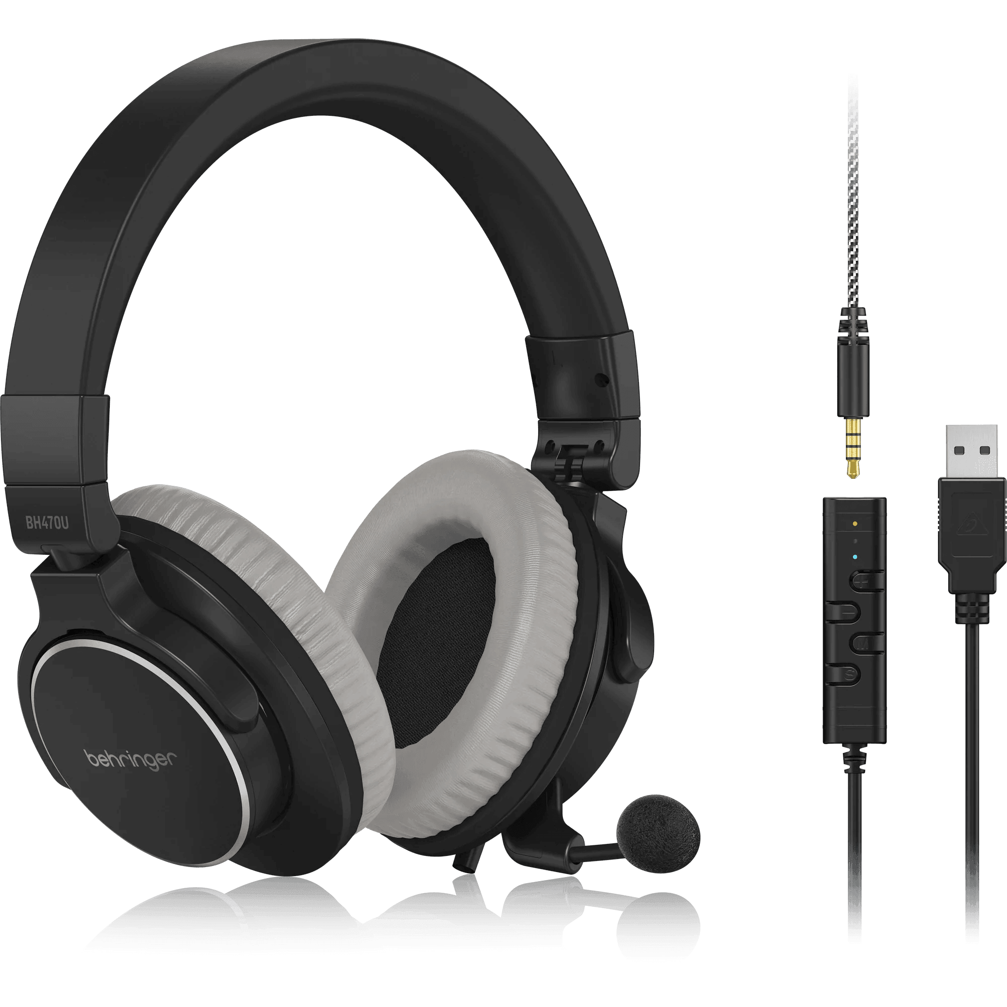 Behringer BH470U Headphones with Detachable Mic - MusicMajlis