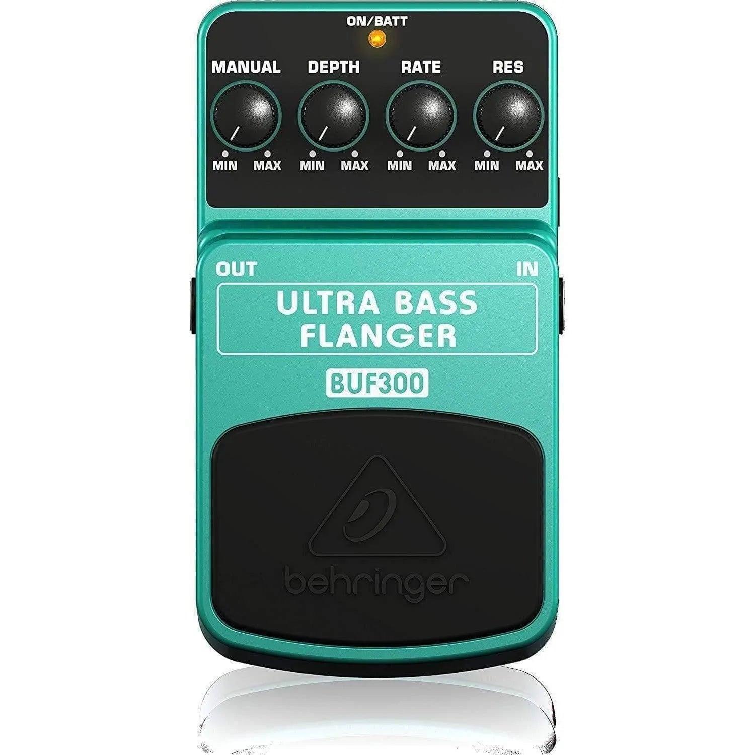 Behringer BUF300 Guitar Effects Pedal Ultra Bass Flanger - MusicMajlis