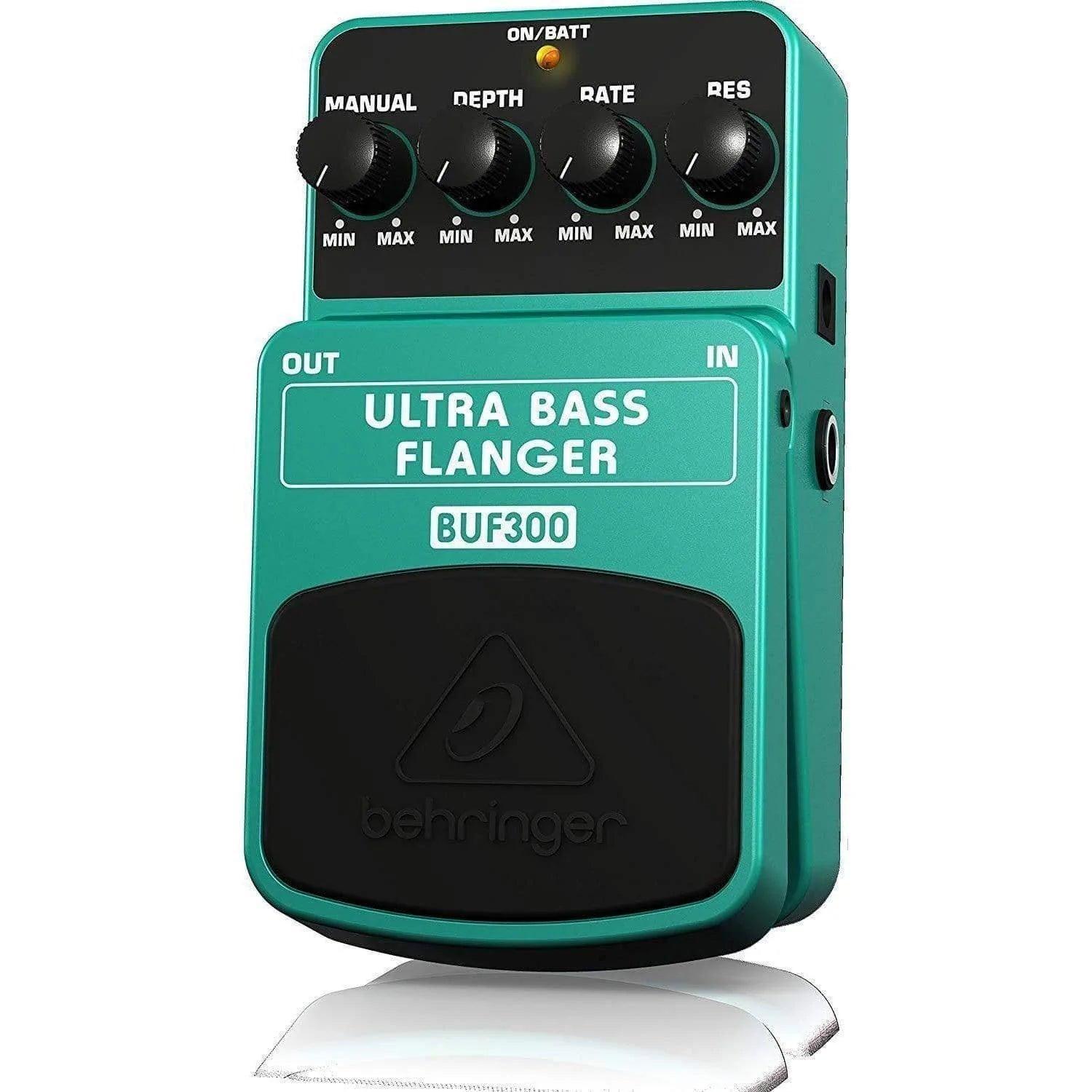 Behringer BUF300 Guitar Effects Pedal Ultra Bass Flanger - MusicMajlis
