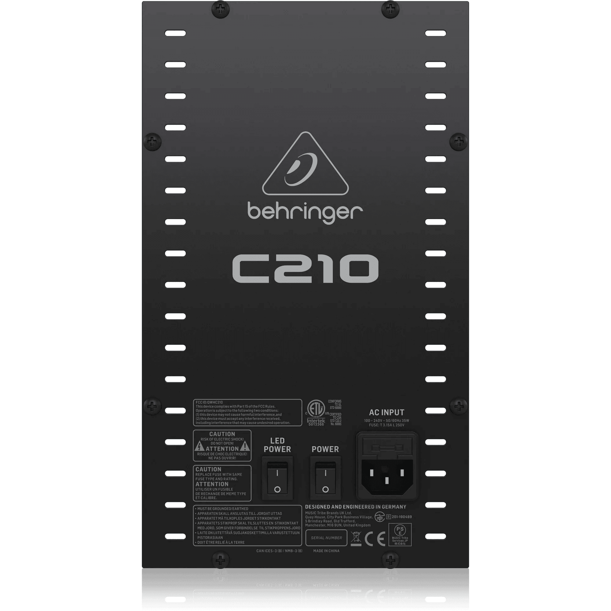 Behringer C210 200W Powered Column Loudspeaker - MusicMajlis