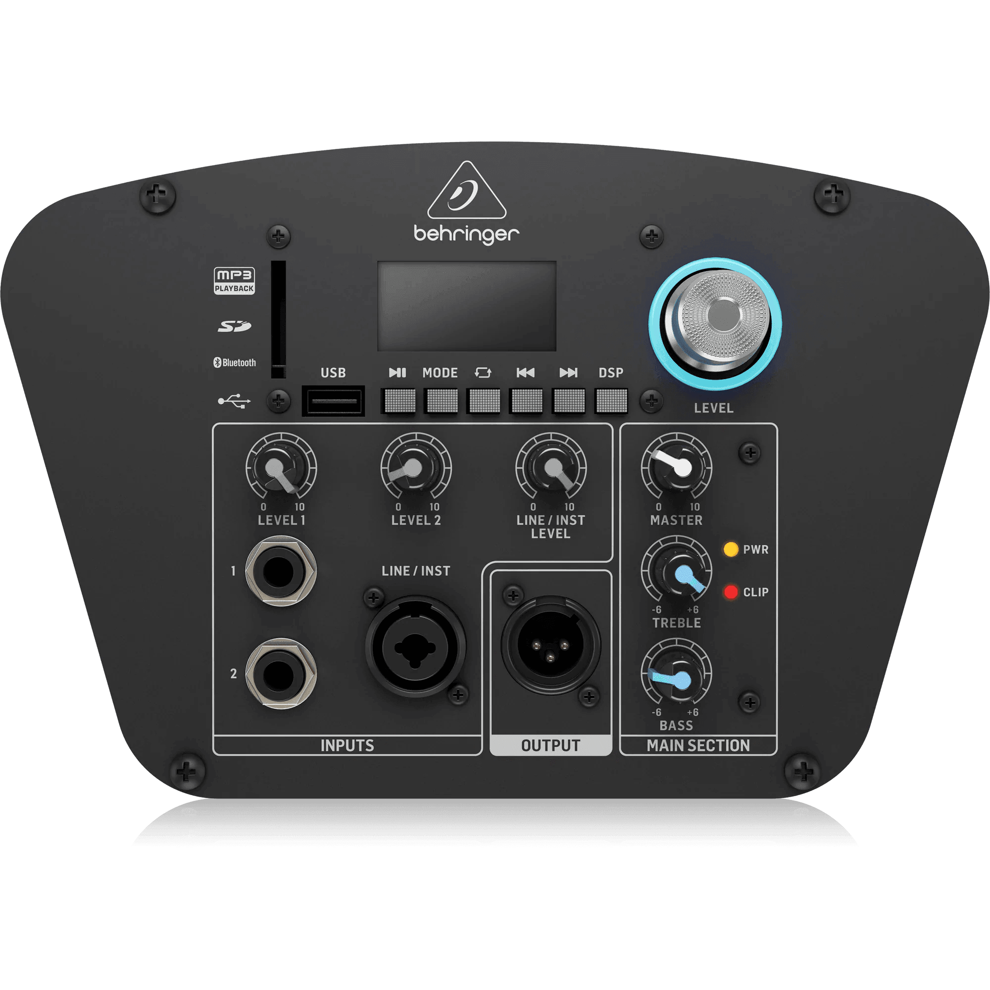 Behringer C210 200W Powered Column Loudspeaker - MusicMajlis