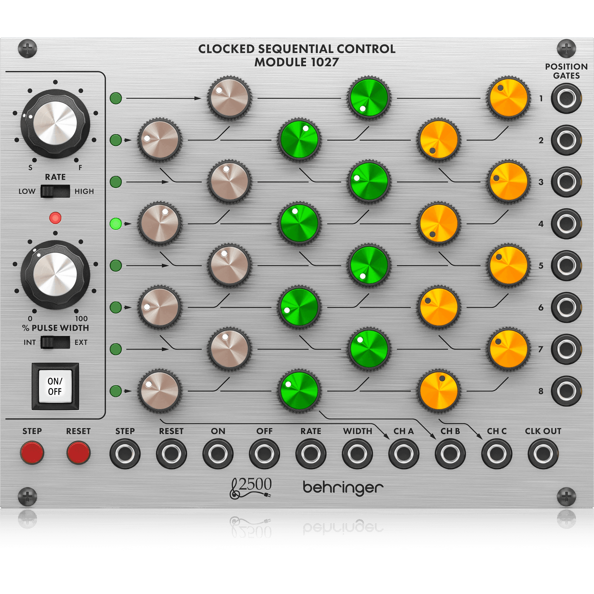 Behringer CLOCKED SEQUENTIAL CONTROL MODULE 1027 - MusicMajlis