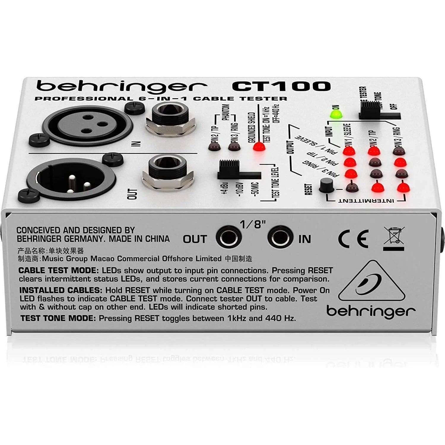 Behringer CT100 Cable Tester - MusicMajlis