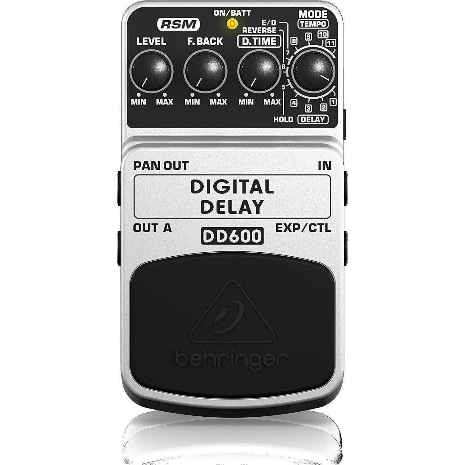 Behringer DD600 Guitar Effects Pedal Digital Stereo Delay / Echo - MusicMajlis