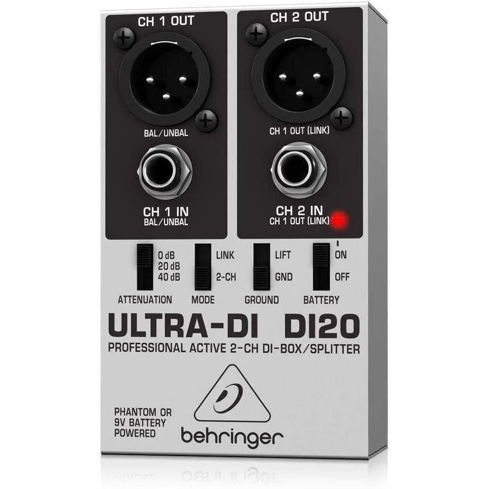 Behringer DI20 Direct Injection Box Active 2 CH - MusicMajlis