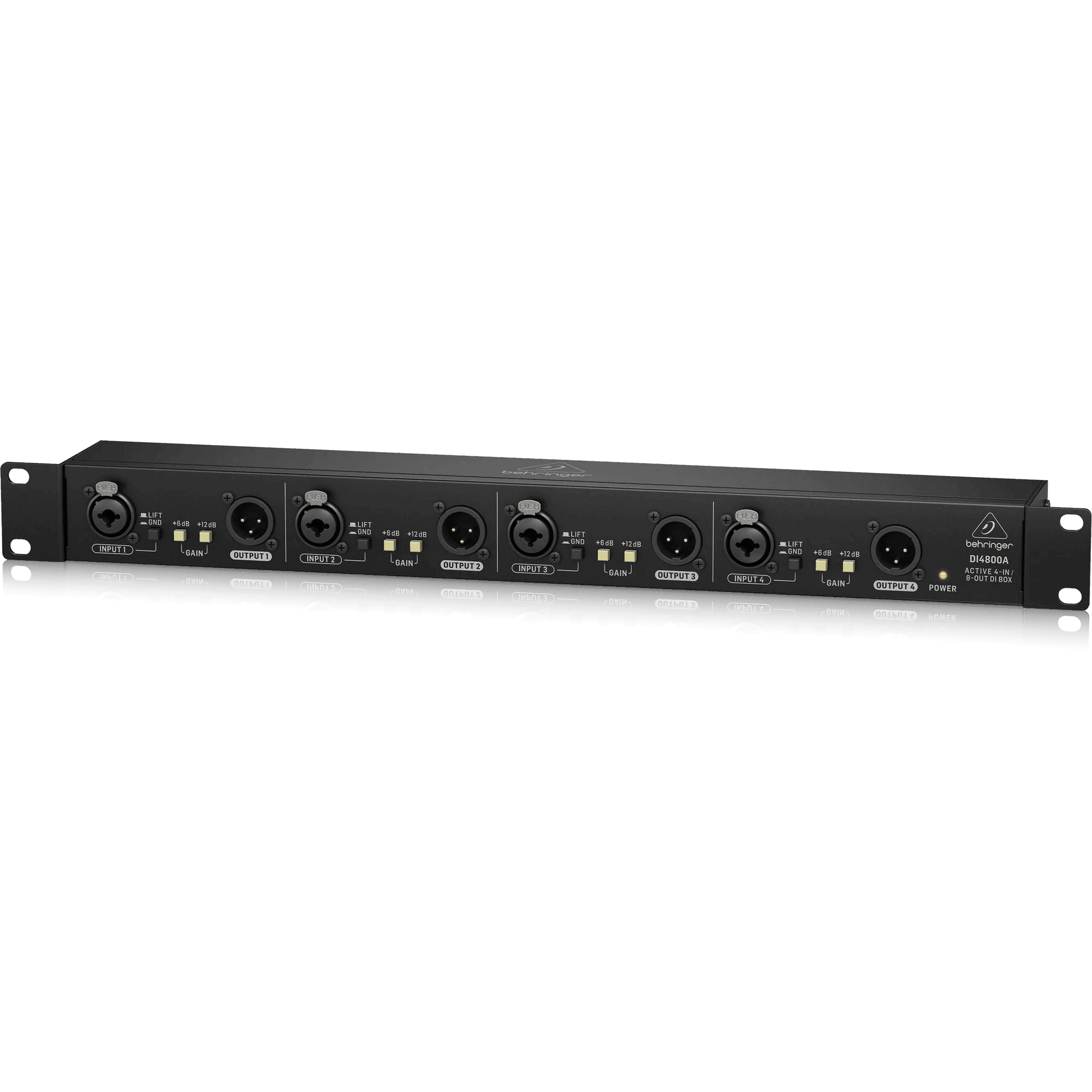 Behringer DI4800A Professional 4-Channel Active DI Box, Booster and Line Isolator - MusicMajlis