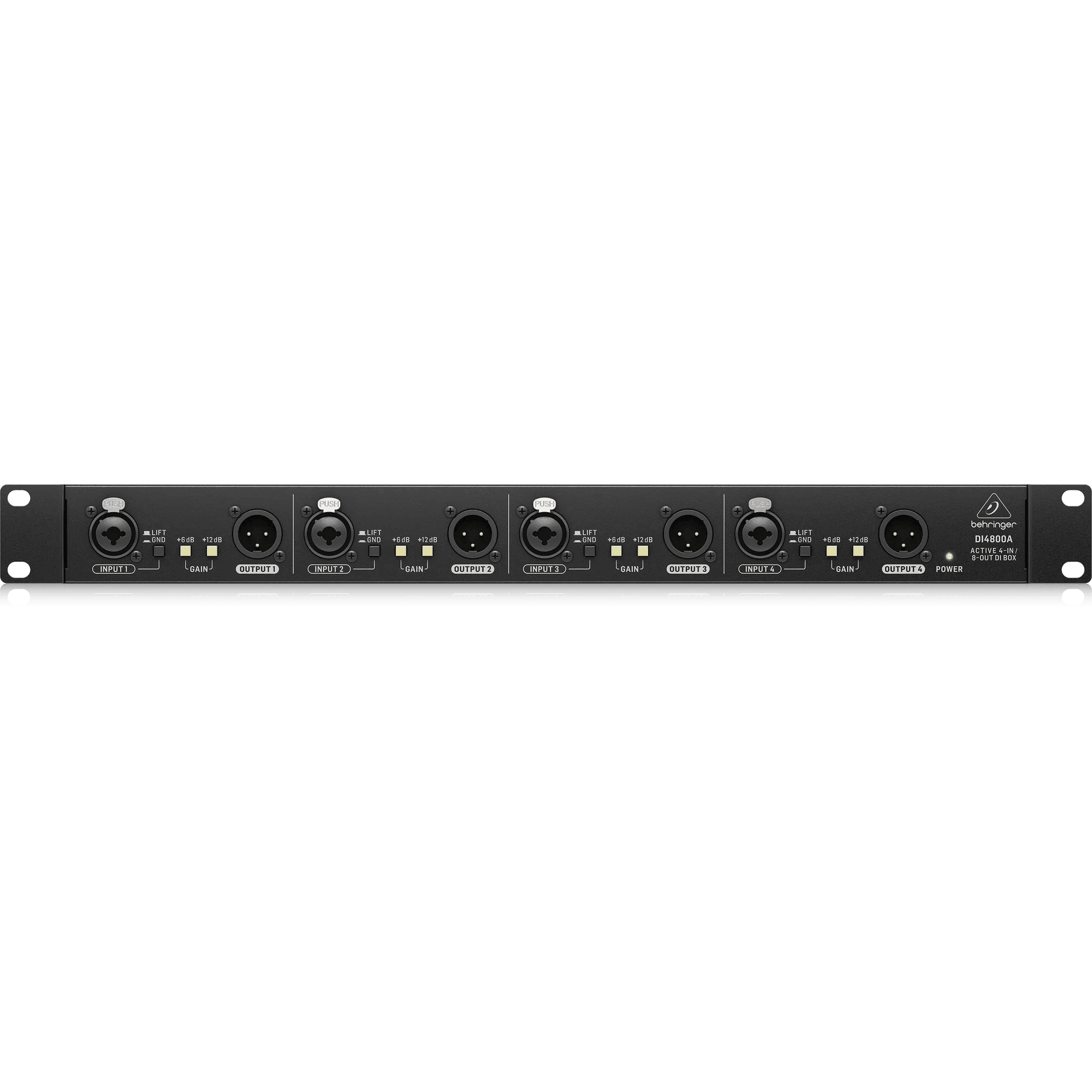 Behringer DI4800A Professional 4-Channel Active DI Box, Booster and Line Isolator - MusicMajlis