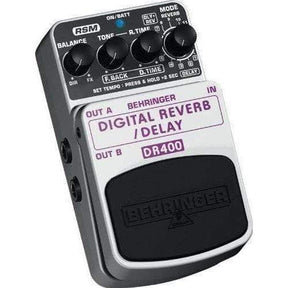 Behringer DR400 Guitar Effects Pedal Digital Stereo Reverb - MusicMajlis
