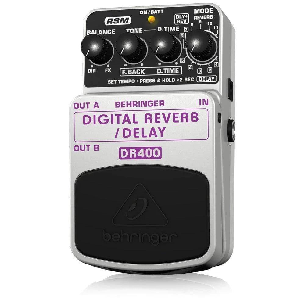 Behringer DR400 Guitar Effects Pedal Digital Stereo Reverb - MusicMajlis