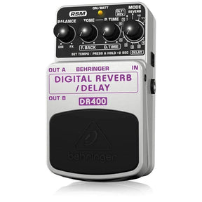 Behringer DR400 Guitar Effects Pedal Digital Stereo Reverb - MusicMajlis