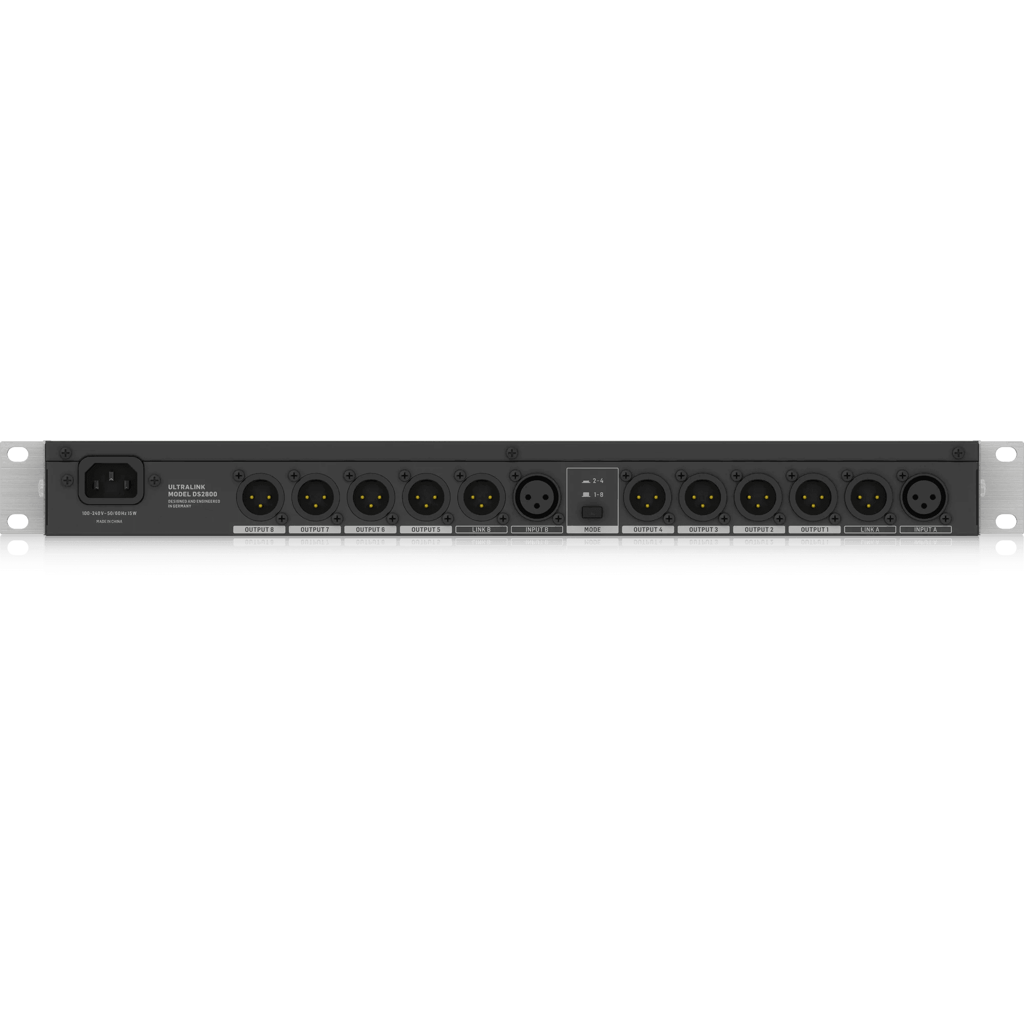 Behringer DS2800 Professional 2-Input 8-Output Distribution Splitter - MusicMajlis