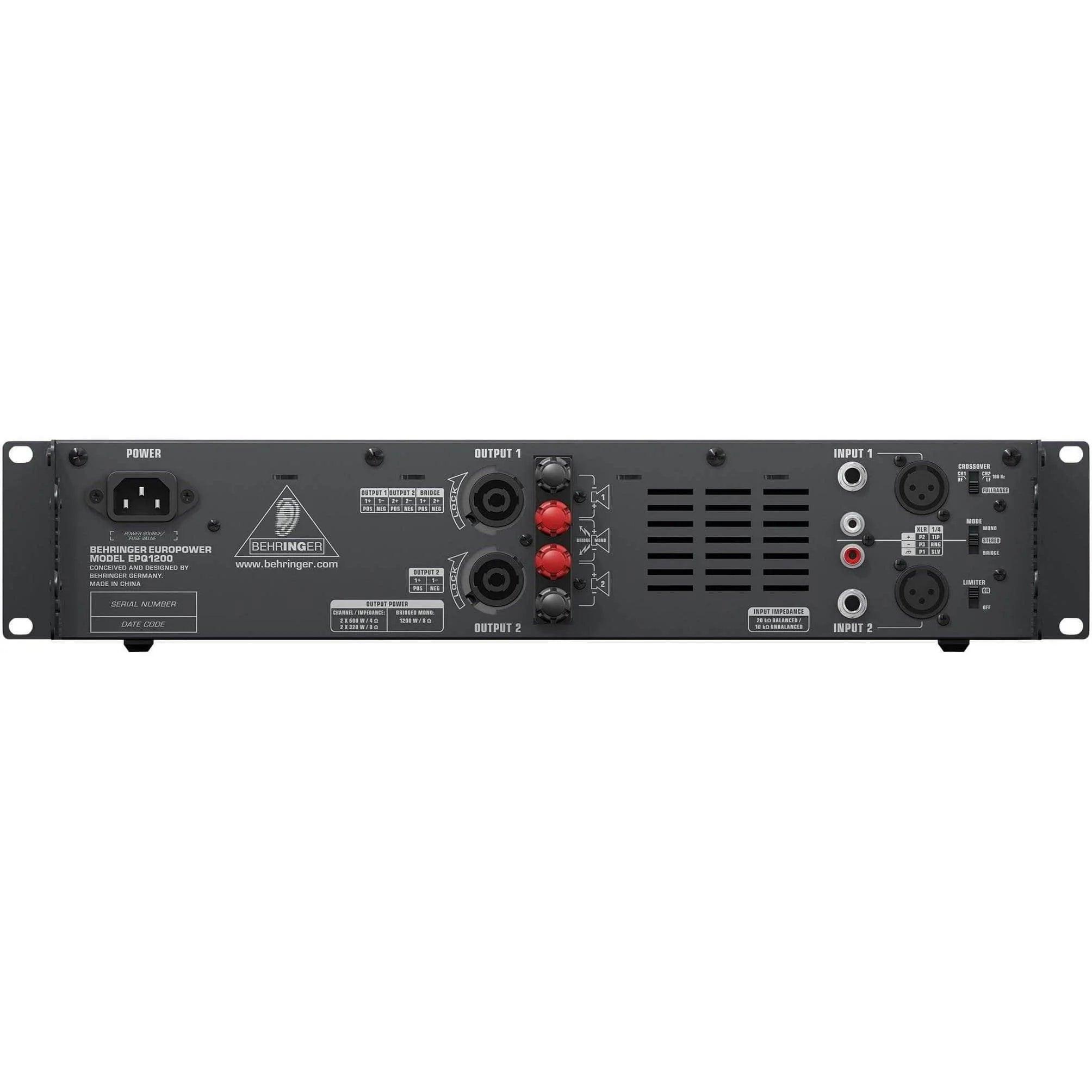 Behringer EPQ1200 Power Amplifier - MusicMajlis
