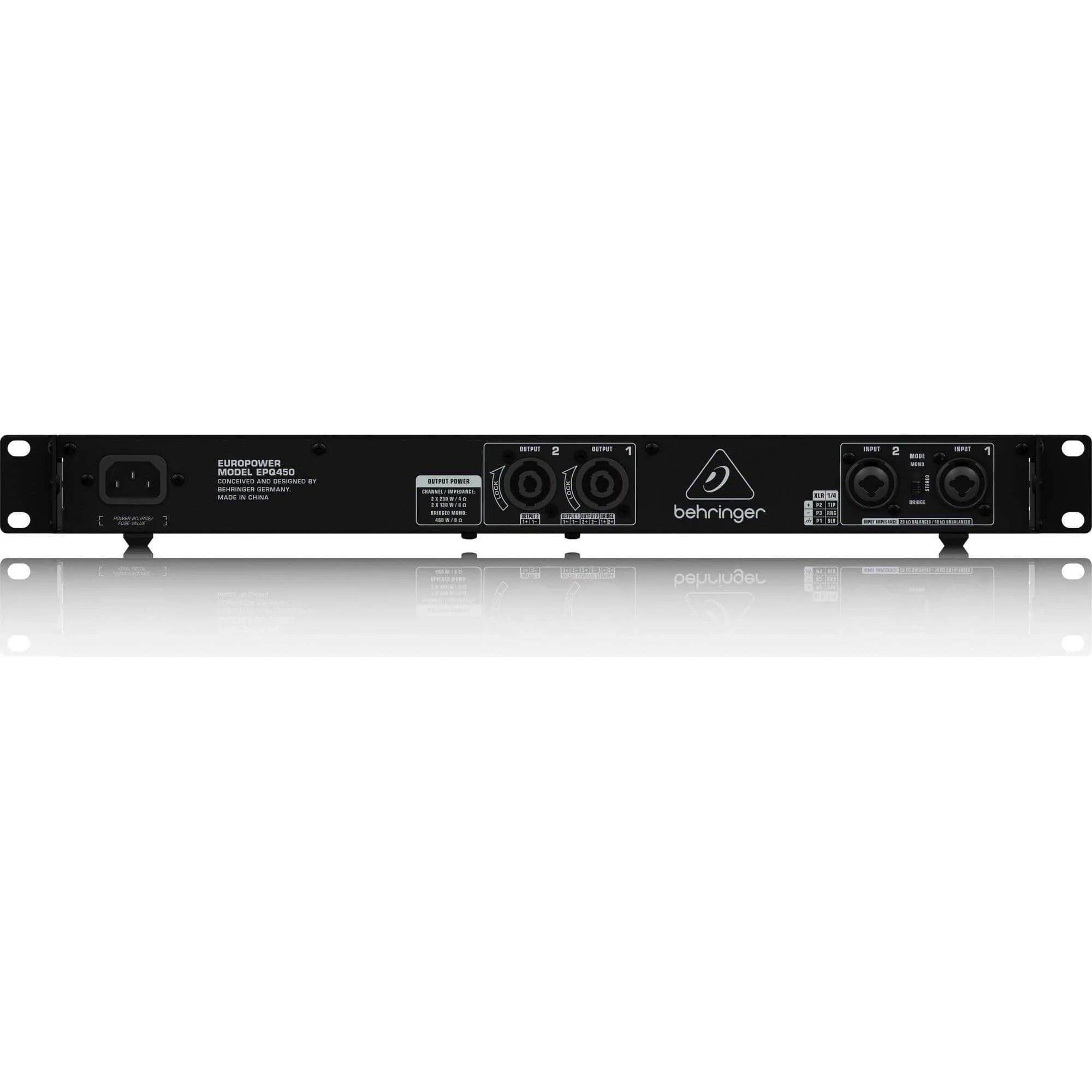 Behringer EPQ450 Power Amplifier - MusicMajlis