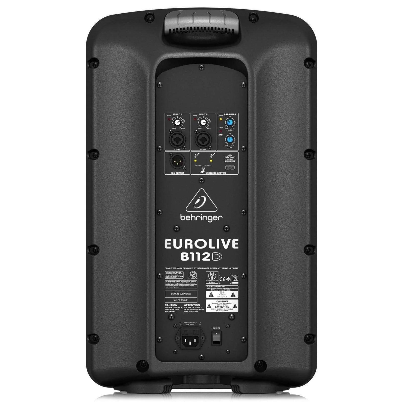 Behringer Eurolive B112D Portable Speakers - MusicMajlis