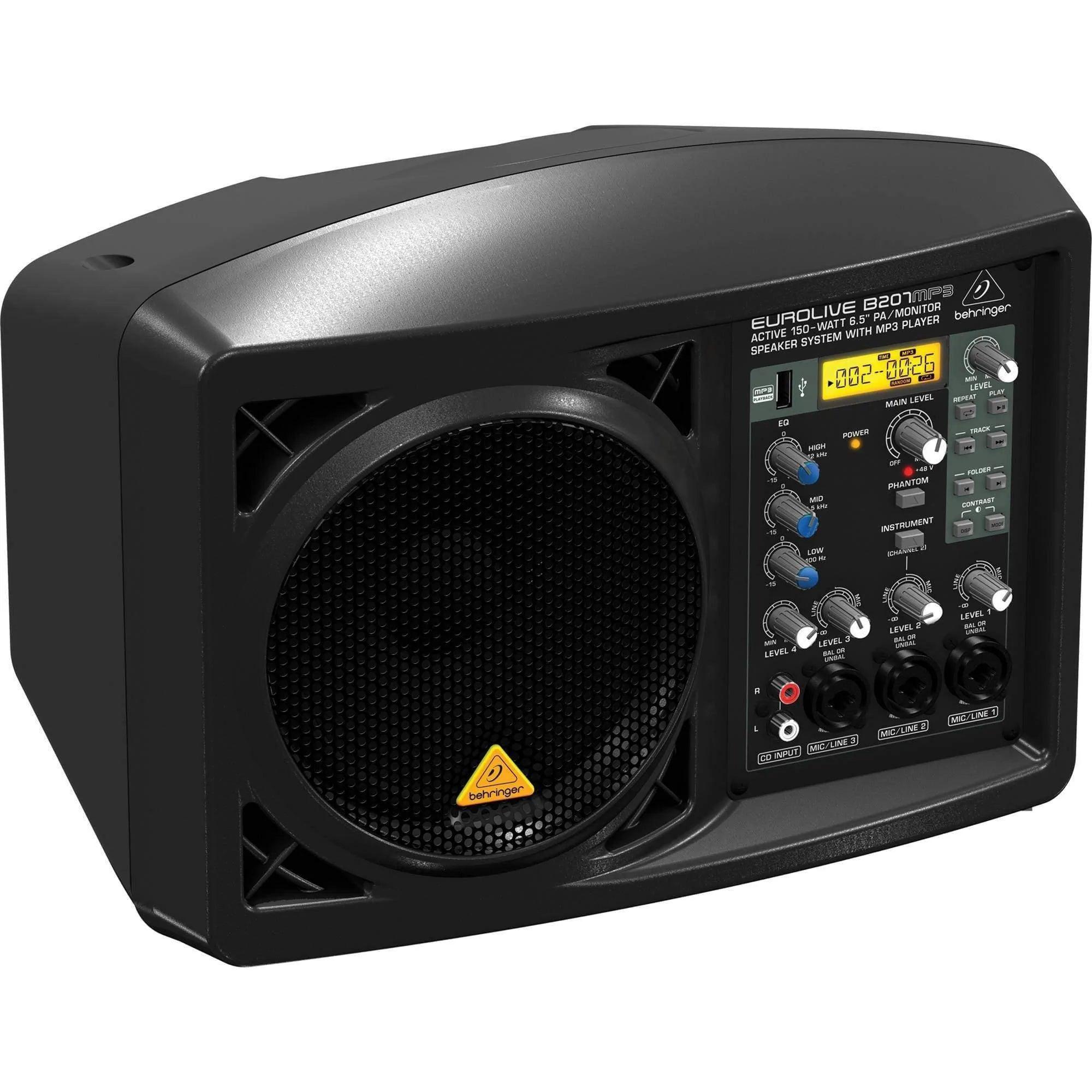 Behringer Eurolive B207MP3 Monitor Speakers - MusicMajlis