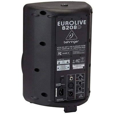 Behringer Eurolive B208D Active PA Speaker System - (Black/White) - MusicMajlis