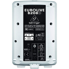 Behringer Eurolive B208D Active PA Speaker System - (Black/White) - MusicMajlis