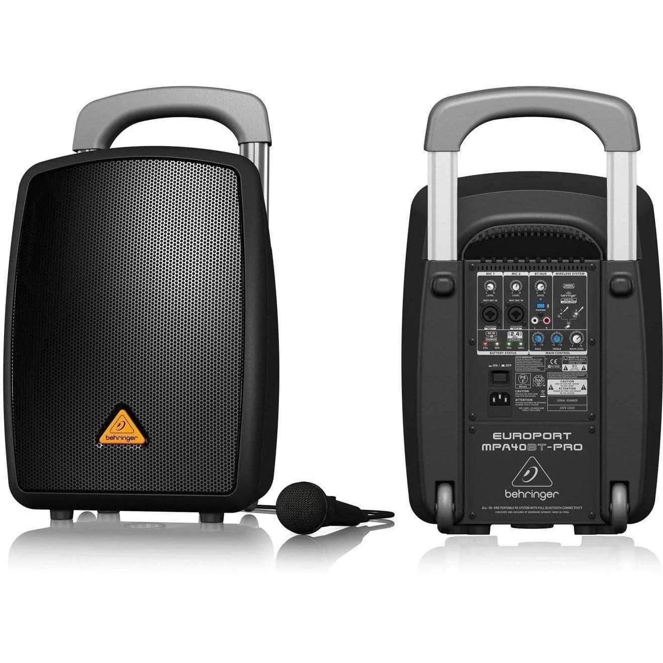Behringer Europort MPA40BTPRO Portable PA System - MusicMajlis